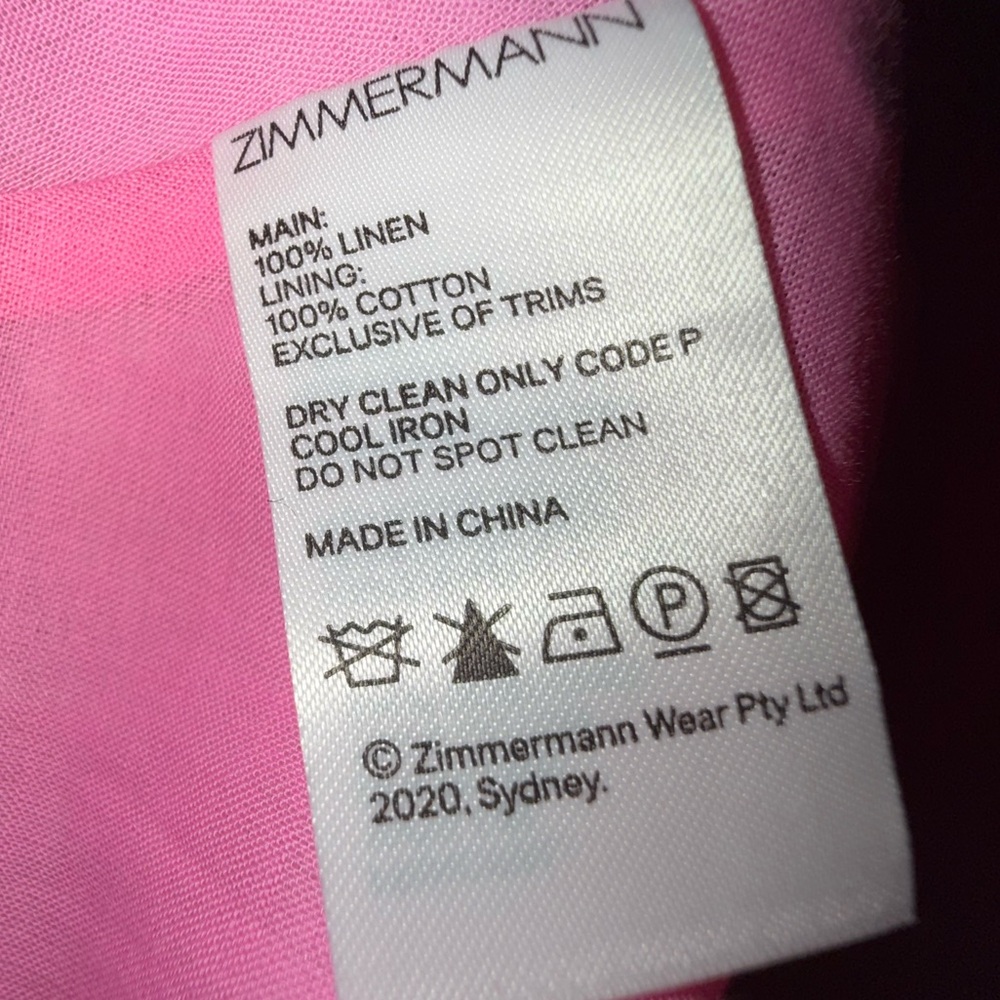 Zimmermann Pink and Red Graphic Dress - Picture 9 of 11